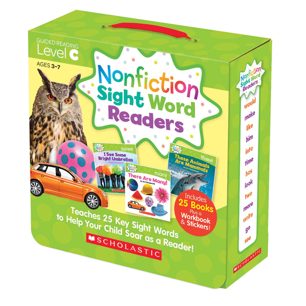 Scholastic&#xAE; Level C 25 Book Nonfiction Sight Word Readers Set